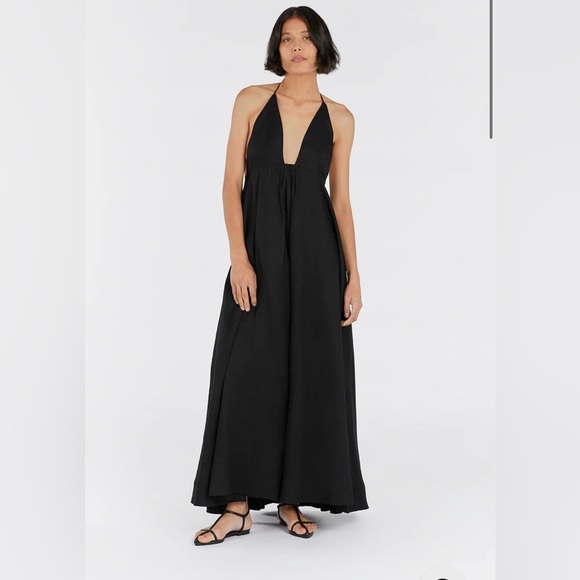 DISSH Dresses & Skirts - DISSH black linen maxi dress